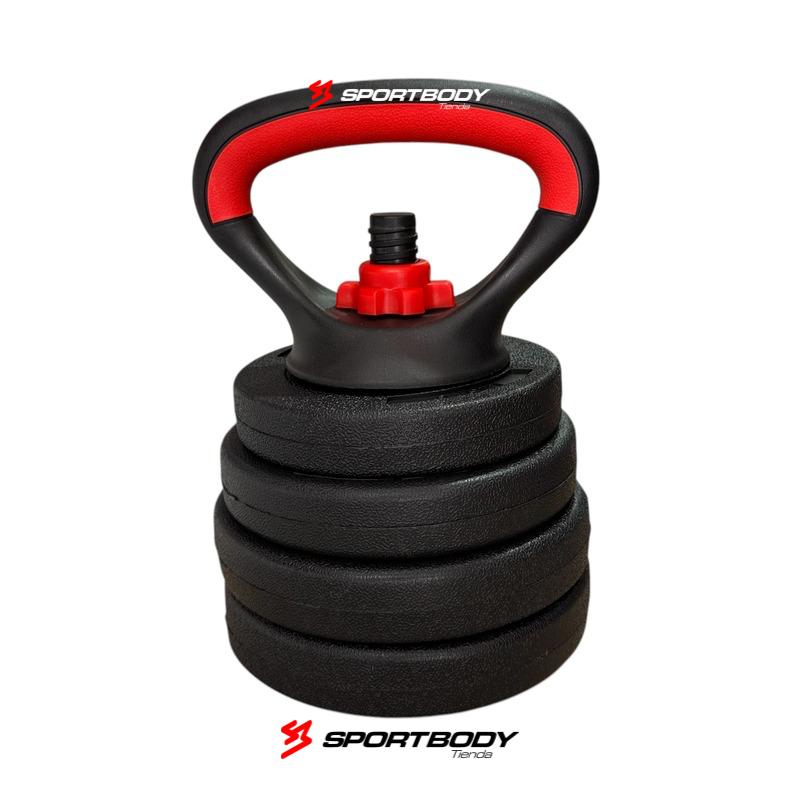 Set Mancuernas Strivo 20 Kilogramos Con Barra De Conexión y Soporte Para Pesa Rusa - Image 6