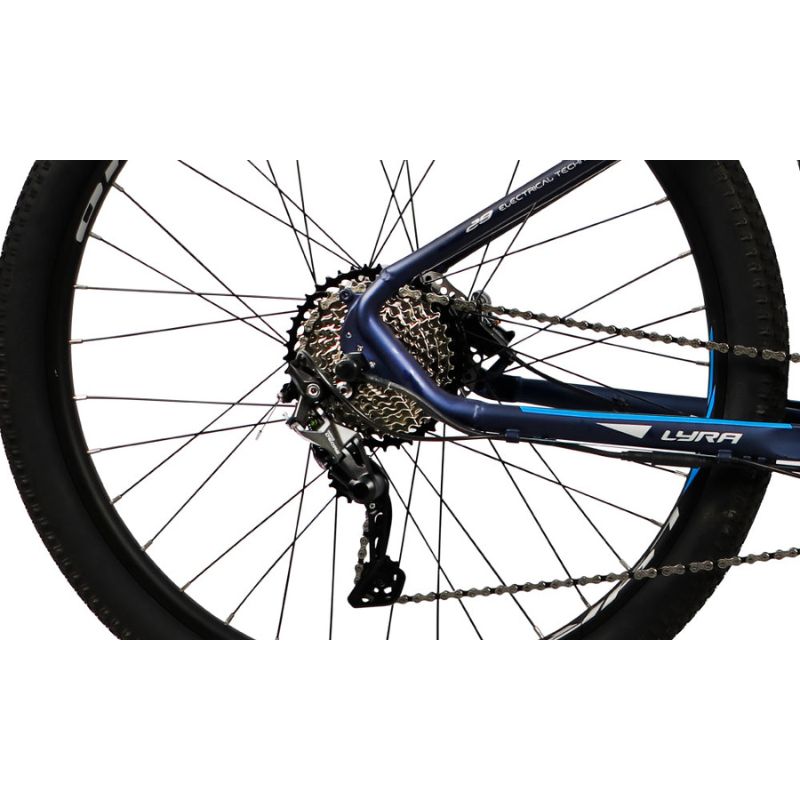 Bicicleta Electrica Optimus Lyra 10 Velocidades Azul - Image 3