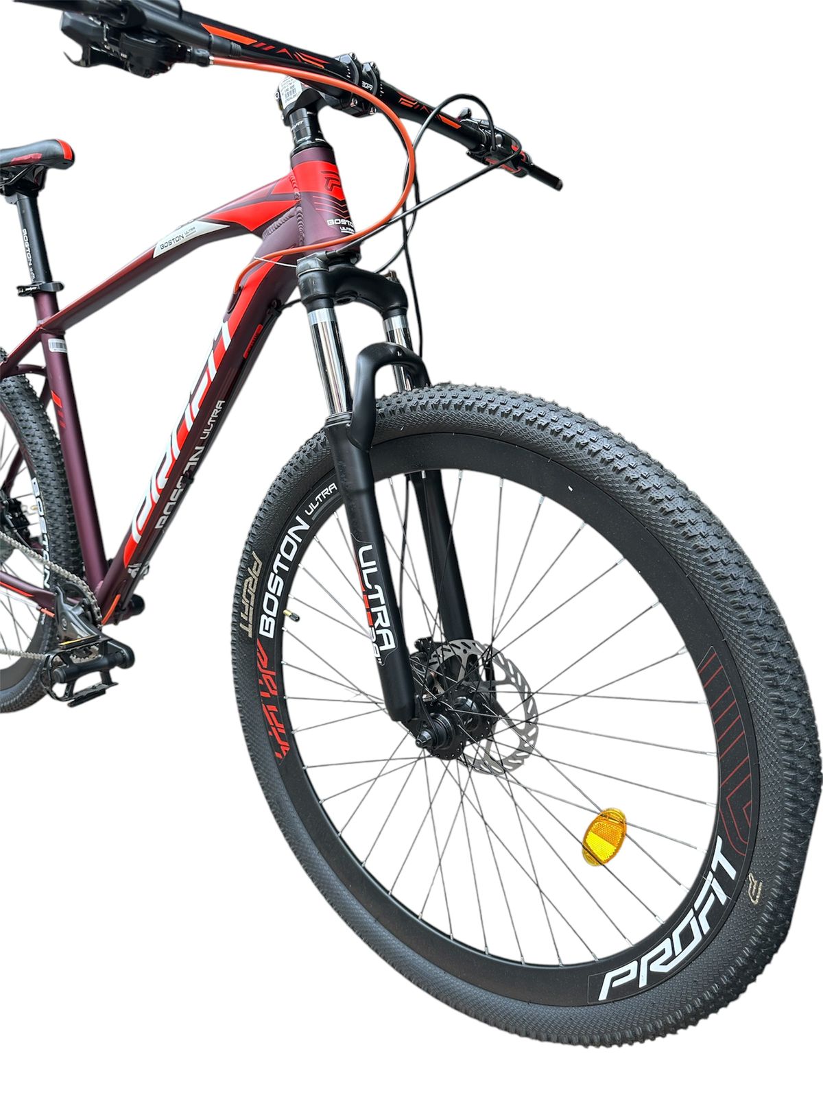 Bicicleta MTB Profit Boston Ultra 12 Vel Rojo Talla S - Image 3