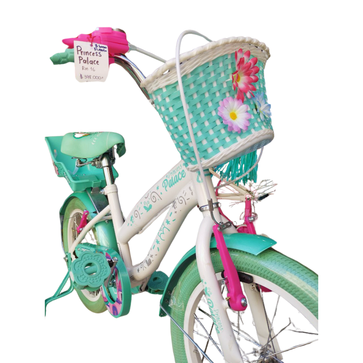 Bicicleta para niñas rin 12 - 2 a 5 años Palace Blanco DRIVE
