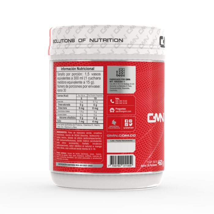 Creatina Monohidratada 450g Gmn - Image 3