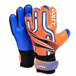Guantes de Arquero Niños Golty Super Soccer Naranja/Azul