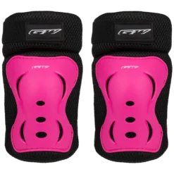Alternative view of Kit de protección de patinaje Negro Rosado GW