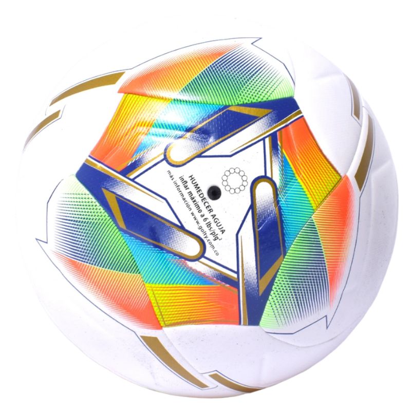 Balón De Fútbol Golty Latir Blanco No.5 Cosido A Máquina - Image 2