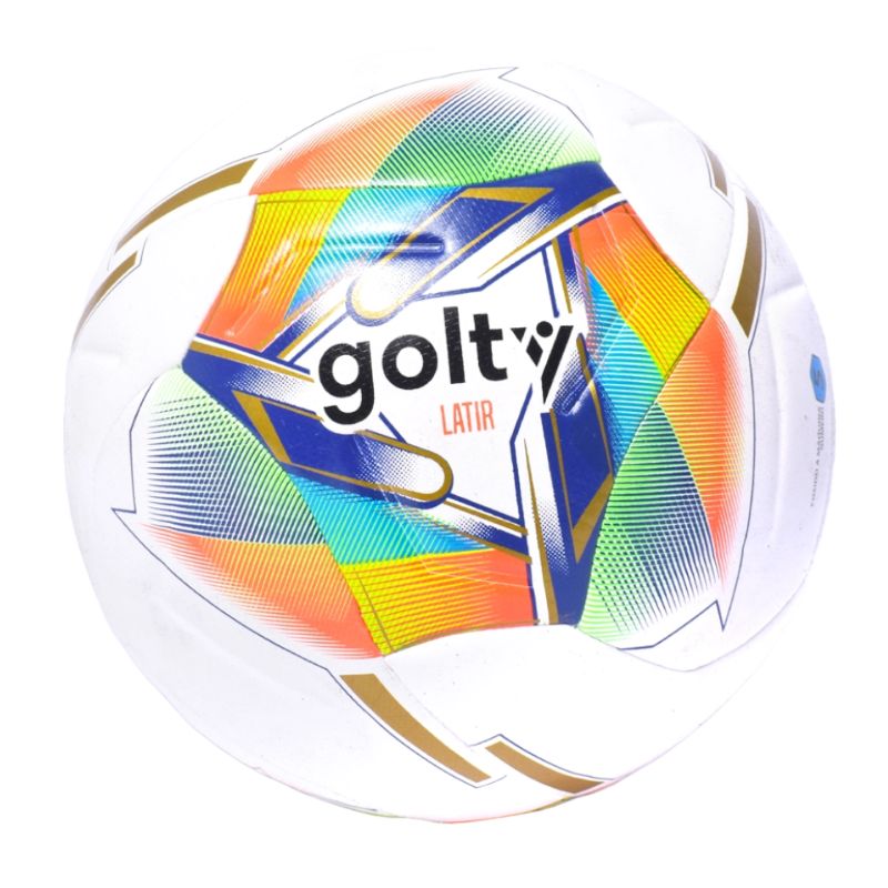 Balón De Fútbol Golty Latir Blanco No.5 Cosido A Máquina