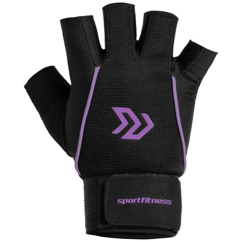 Guantes Jerk Sportfitness Negro/Morado