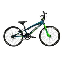 Bicicleta Racing Bmx Kingman Junior Azul Verde