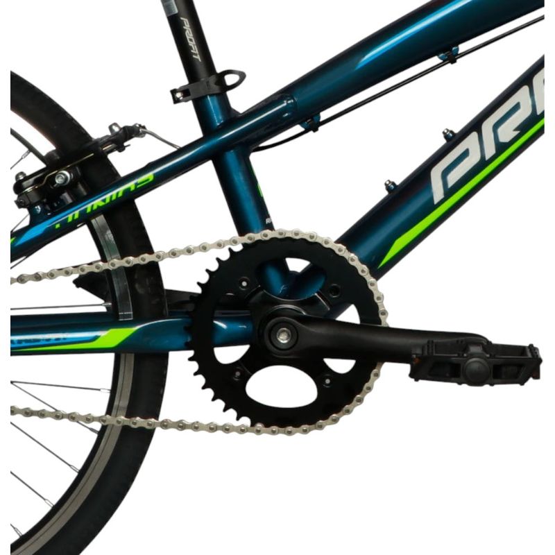 Bicicleta Racing Bmx Kingman Junior Azul Verde - Image 3