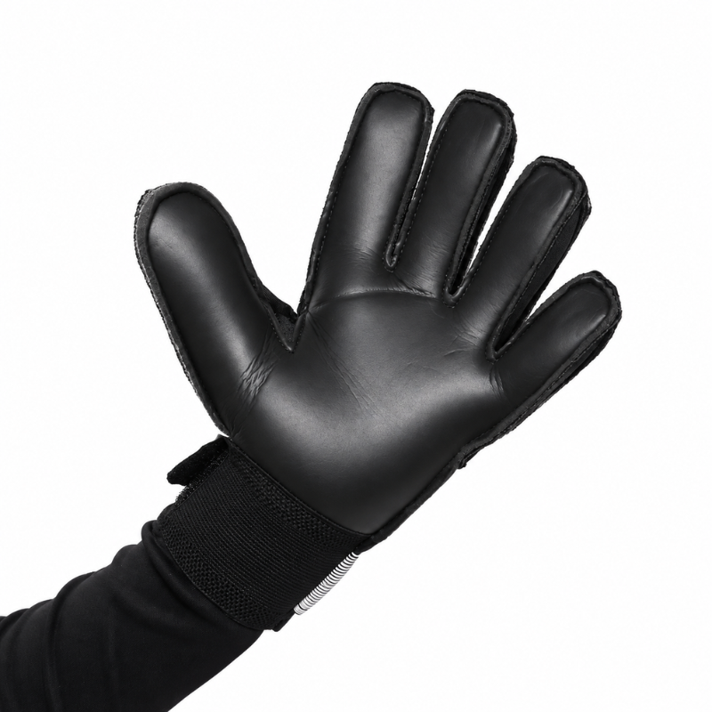 Guantes de Arquero Niños Golty Super Soccer Gris/Negro - Image 3