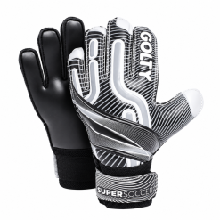 Guantes de Arquero Niños Golty Super Soccer Gris/Negro
