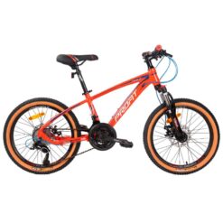 Bicicleta MTB Profit Jasper X2 Rin 24 8 Vel Roja