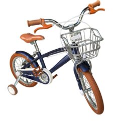 Bicicleta infantil niña clásica azul petroleo