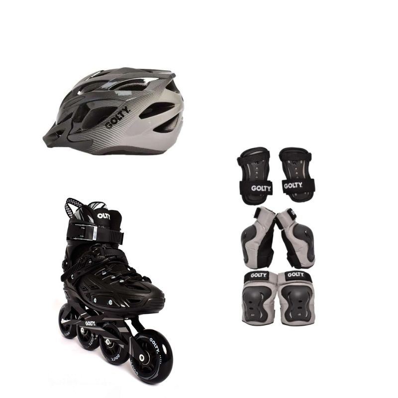 Combo patinaje gw patines protecciones casco