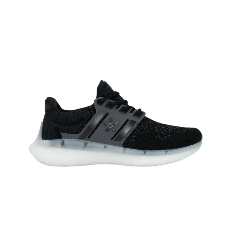 Tenis Zapato Deportivo Golty Mesh Negro Blanco - Image 2
