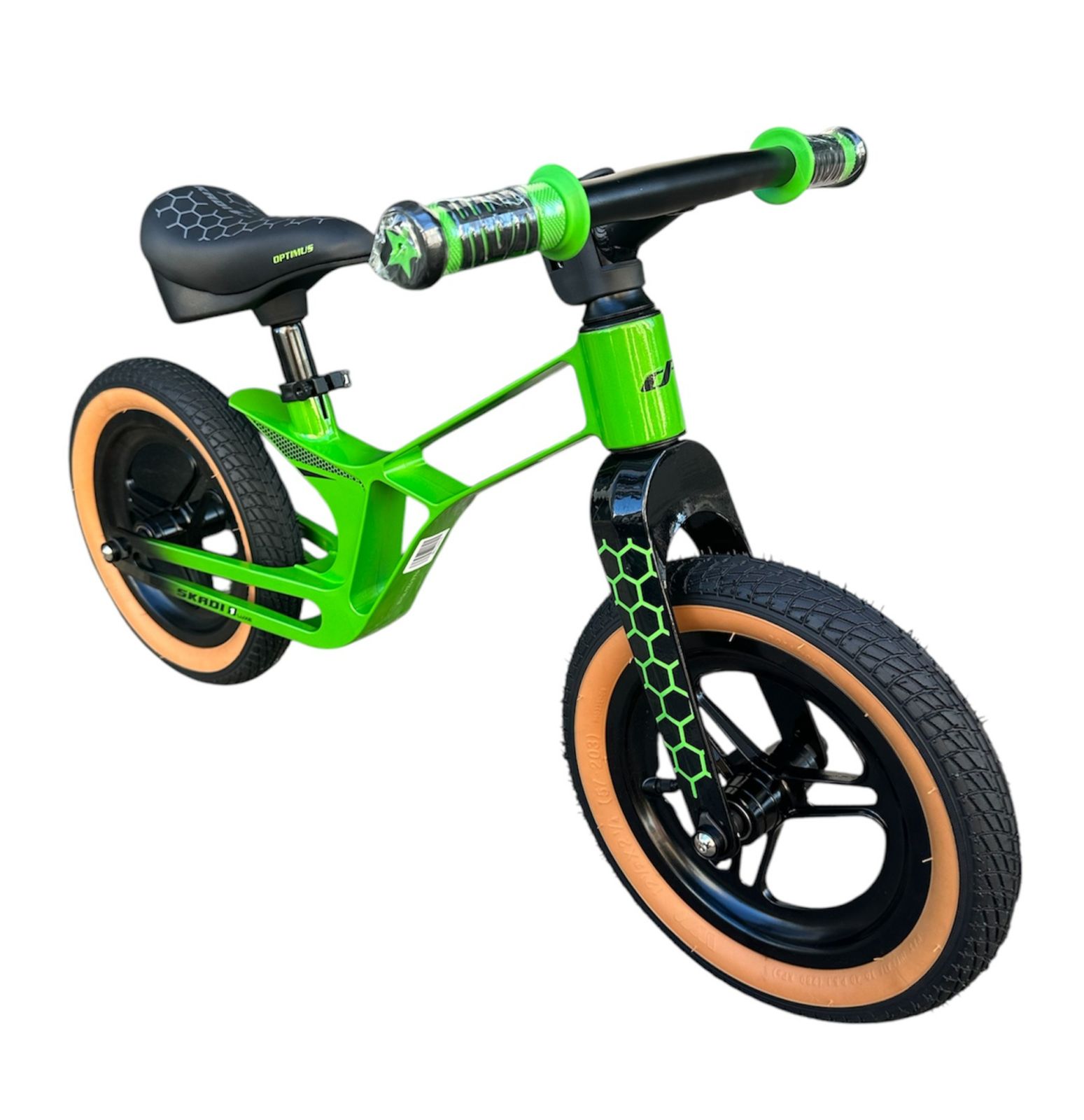 Bicicleta Balance Skadi Rin 12 Luxe Magnesio Verde/Negro - Image 3