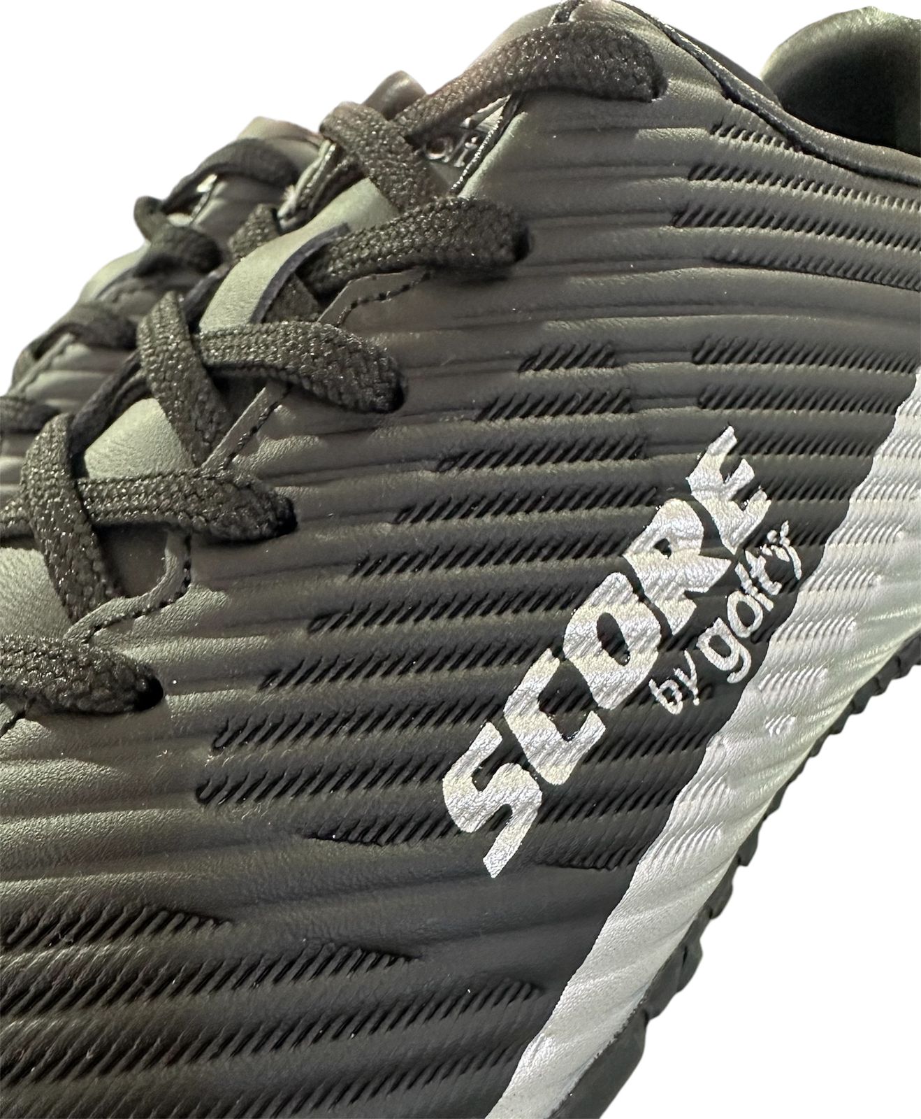 Zapatilla Turf Score By Golty Striker Negro Gris - Image 6