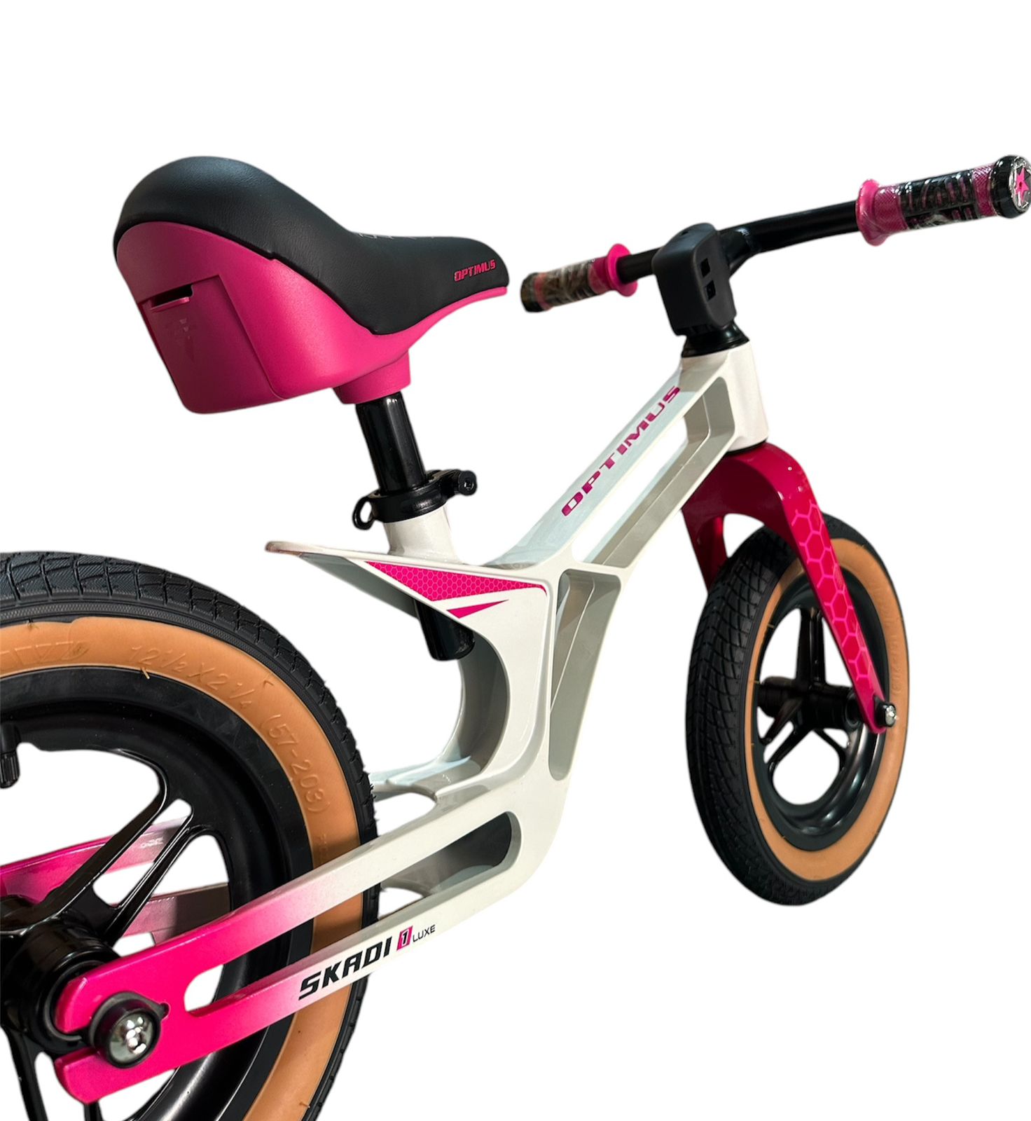 Bicicleta Balance Skadi Rin 12 Luxe Magnesio Blanco/Rosado - Image 2