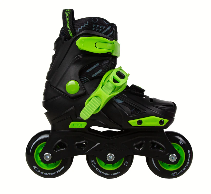 Patines Canariam Gummy Negro Verde