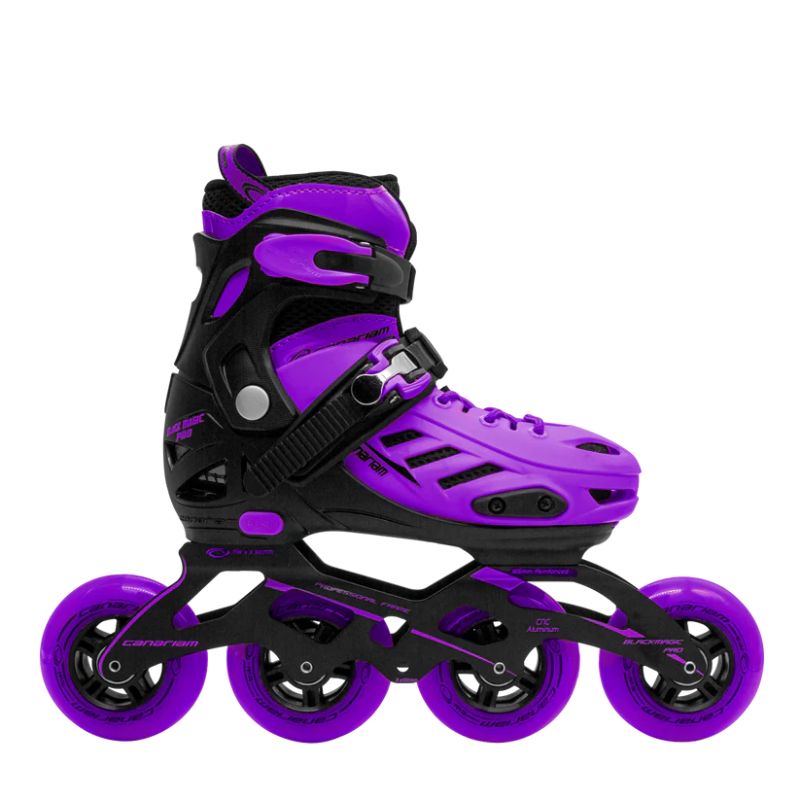 Patines Canariam Black Magic Pro Plus Morado Semi profesionales - Image 4
