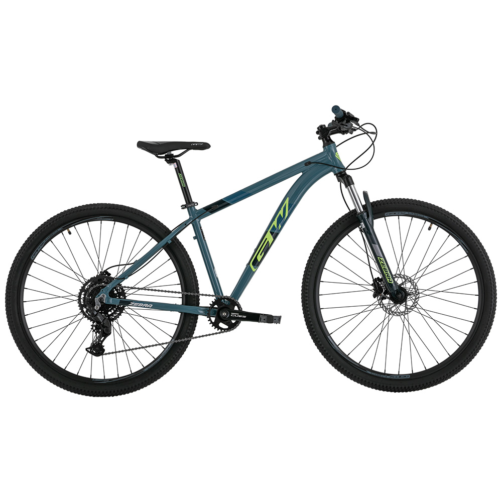 BICICLETA MTB 29P 1X9 CUES ZEBRA ALUMINIO GW GRIS VERDE PISTACHO - Image 4