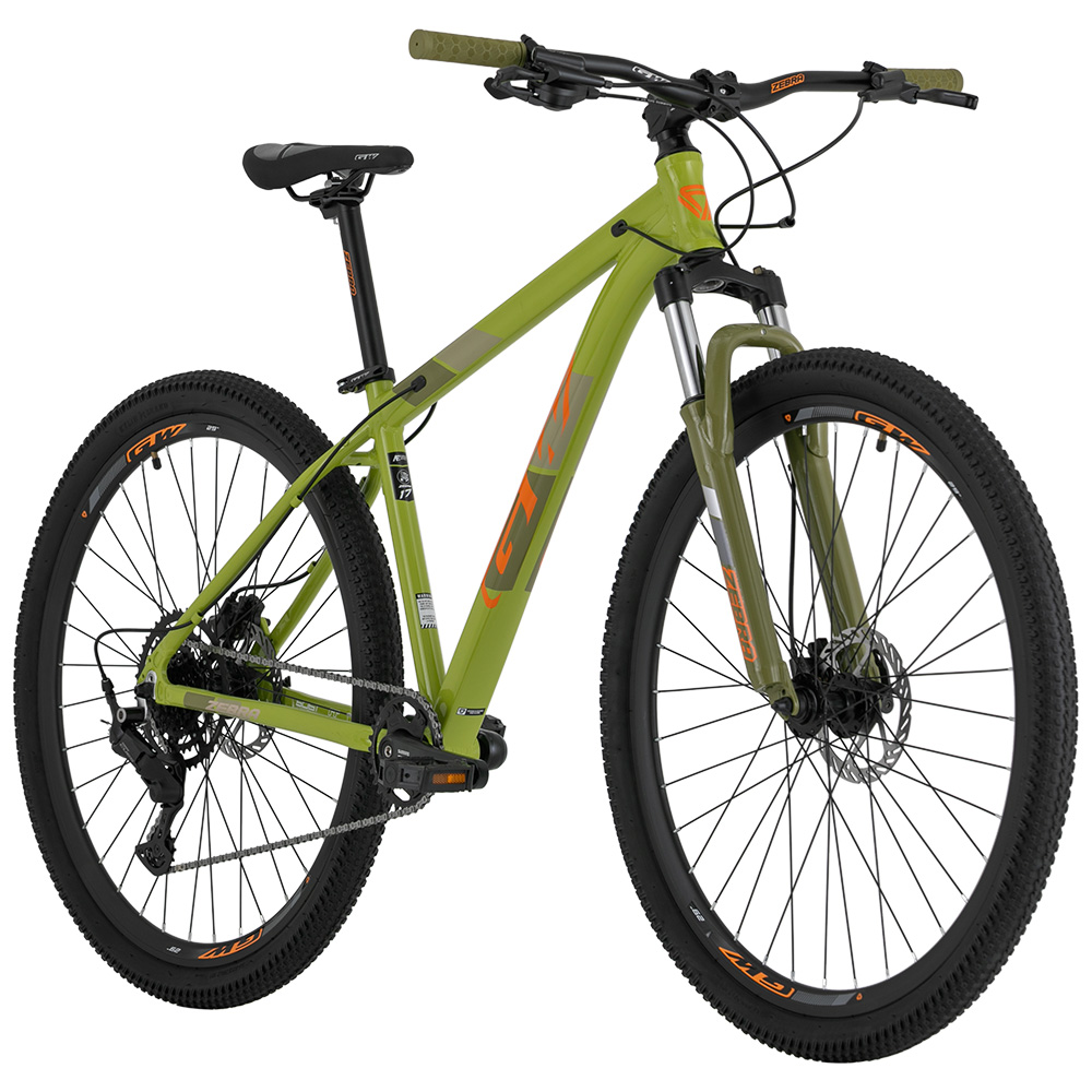 BICICLETA MTB 29P 1X9 CUES ZEBRA ALUMINIO GW VERDE NARANJA