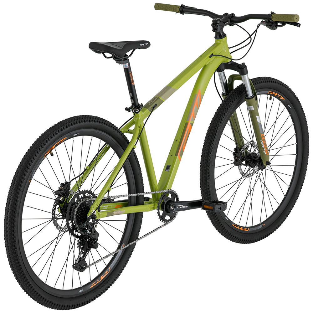 BICICLETA MTB 29P 1X9 CUES ZEBRA ALUMINIO GW VERDE NARANJA - Image 3