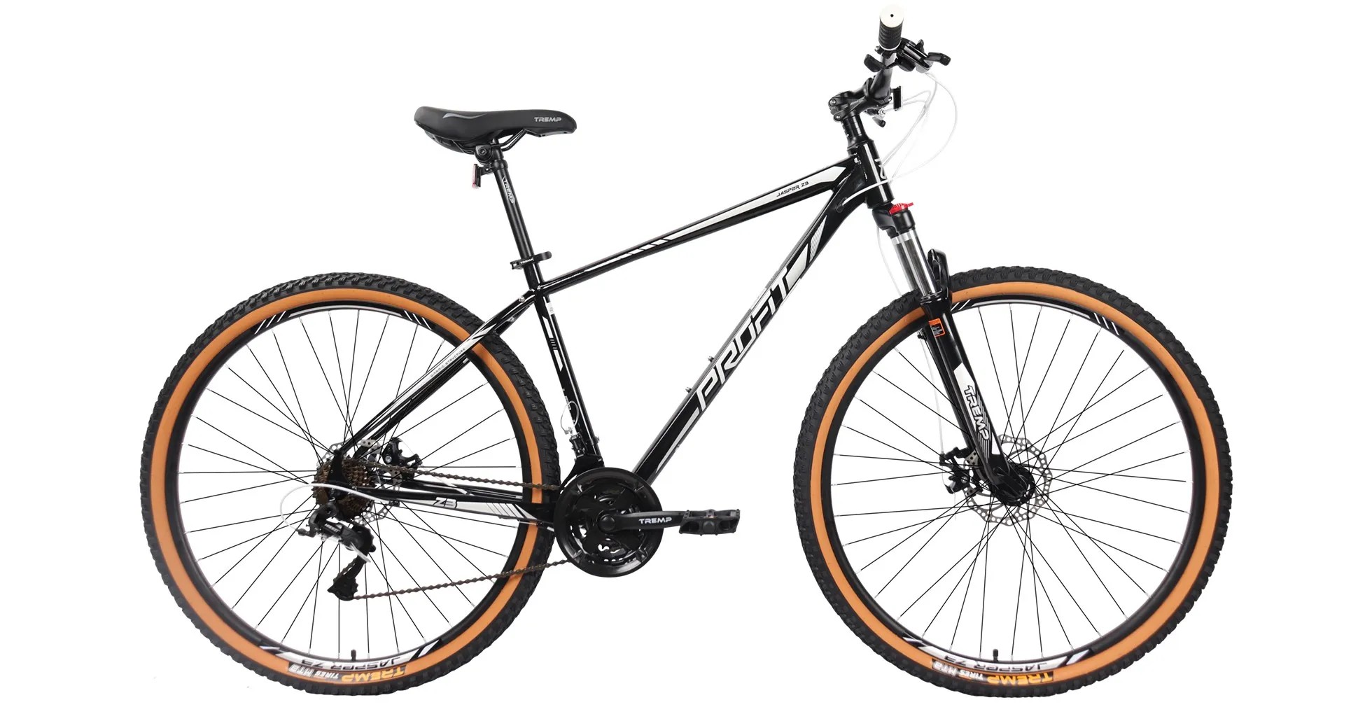 Bicicleta Jasper Z/X3 Rin 29 Negro-Blanco
