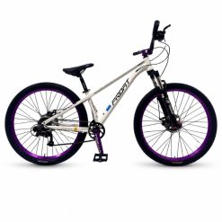 Bicicleta Profit  27.5 Freak Para Stunt Acero 8 Vel Blanca
