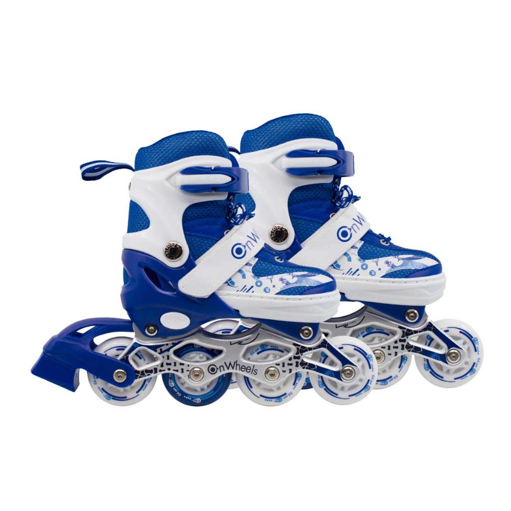 Combo de Patines + Kit de Protección + Casco Azul Cougar - Image 2
