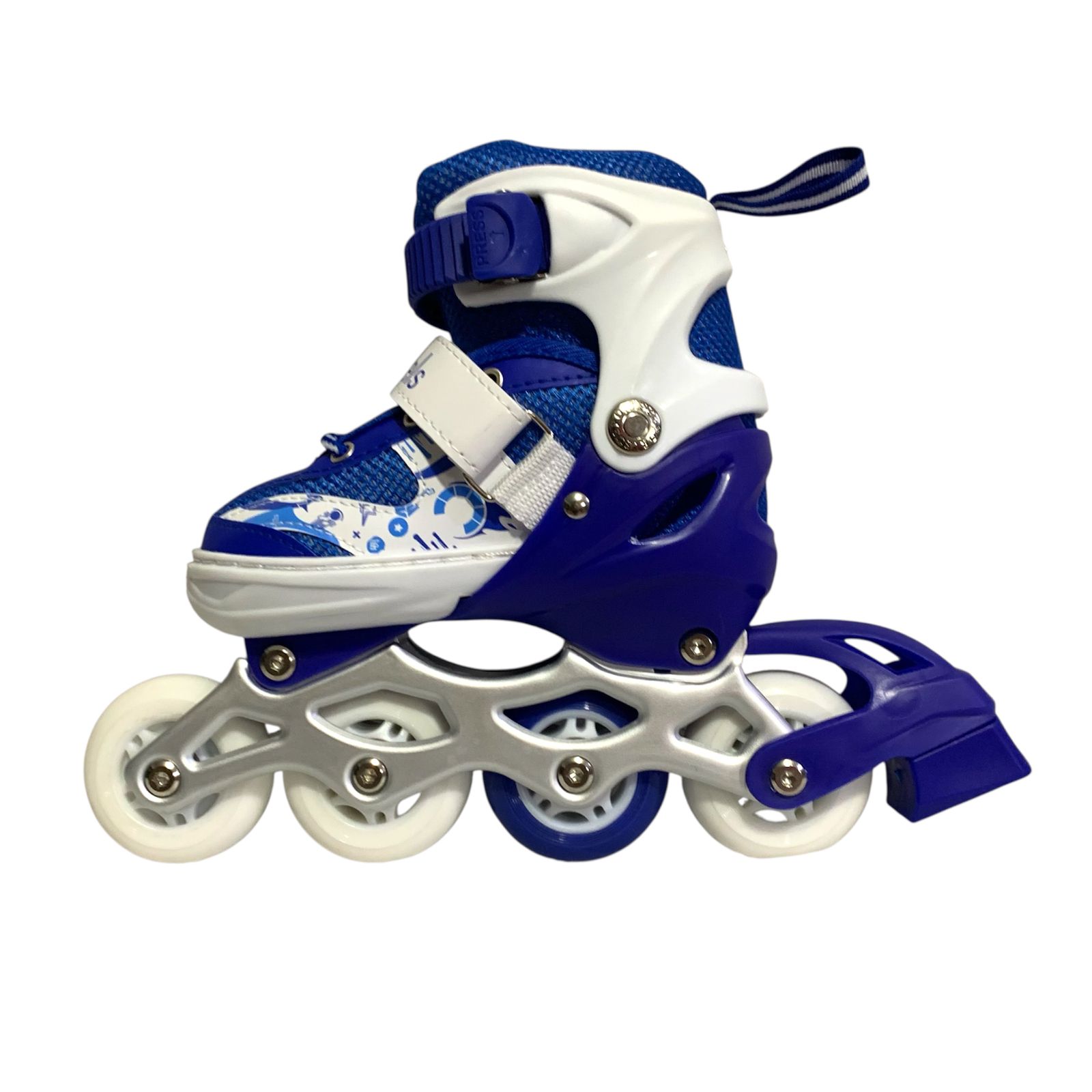 Combo de Patines + Kit de Protección + Casco Azul Cougar - Image 4