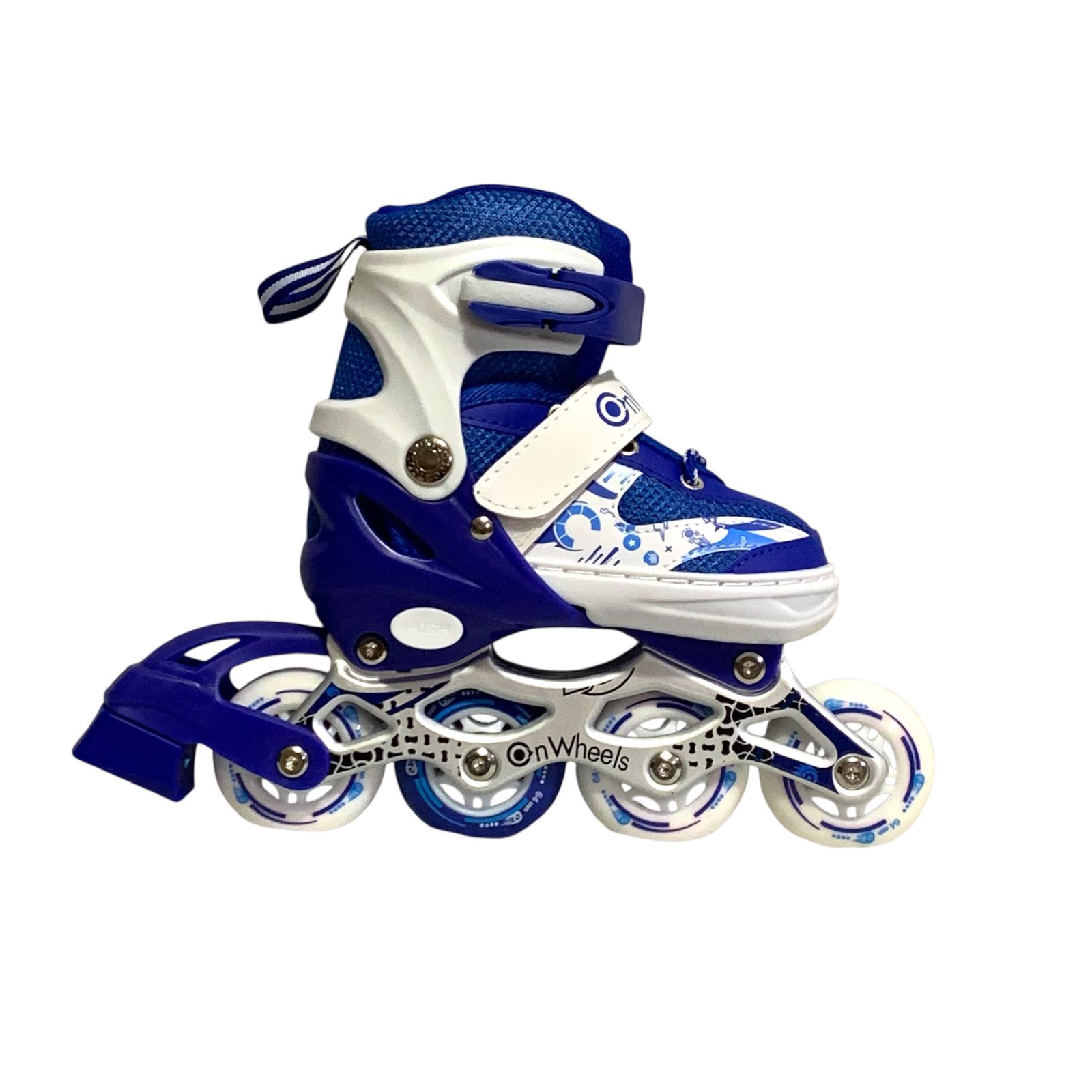 Combo de Patines + Kit de Protección + Casco Azul Cougar - Image 3