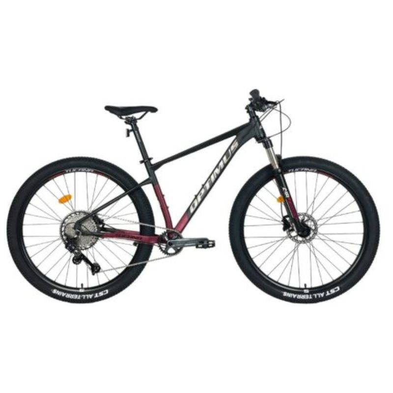Bicicleta MTB Optimus Tucana Rin 29 12 Vel Negro Vinotinto Talla M