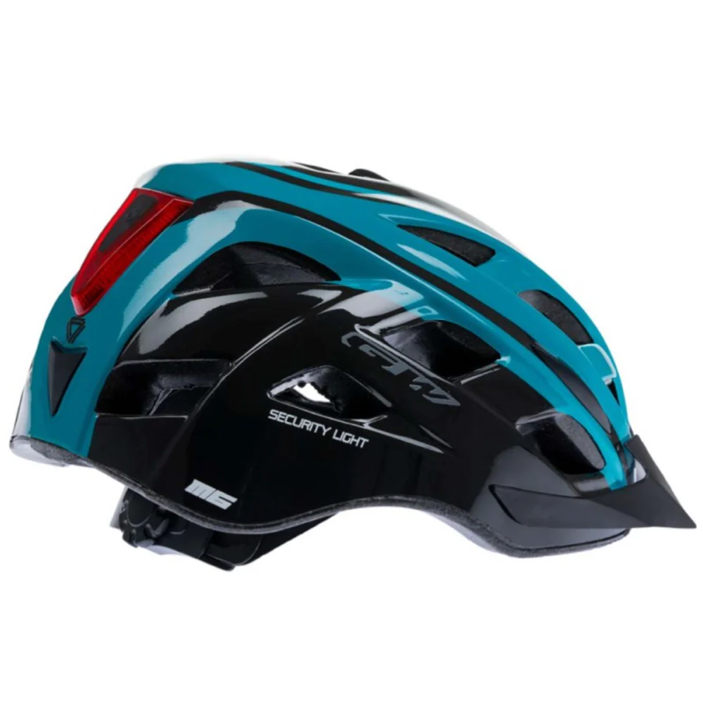 Casco GW MTB M6 Con Luz Azul claro - Image 3