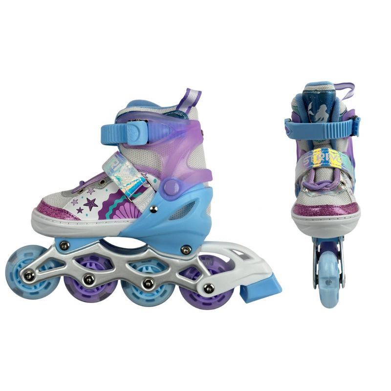 Combo Strivo de Patines + Kit de Protección + Casco. Morado - Image 4