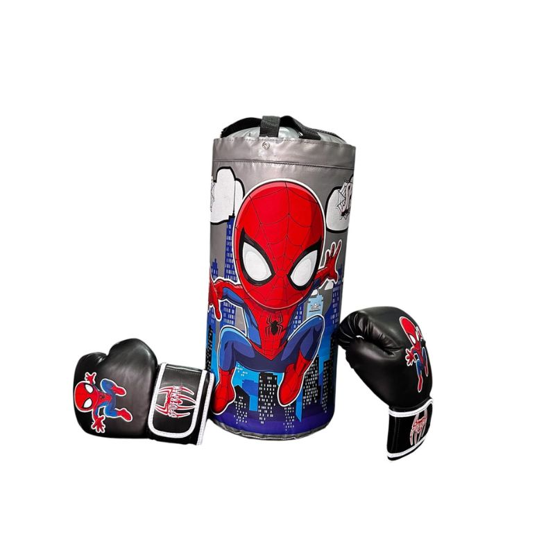 Kit Saco + Guantes de Boxeo Infantil Spiderman - Image 4