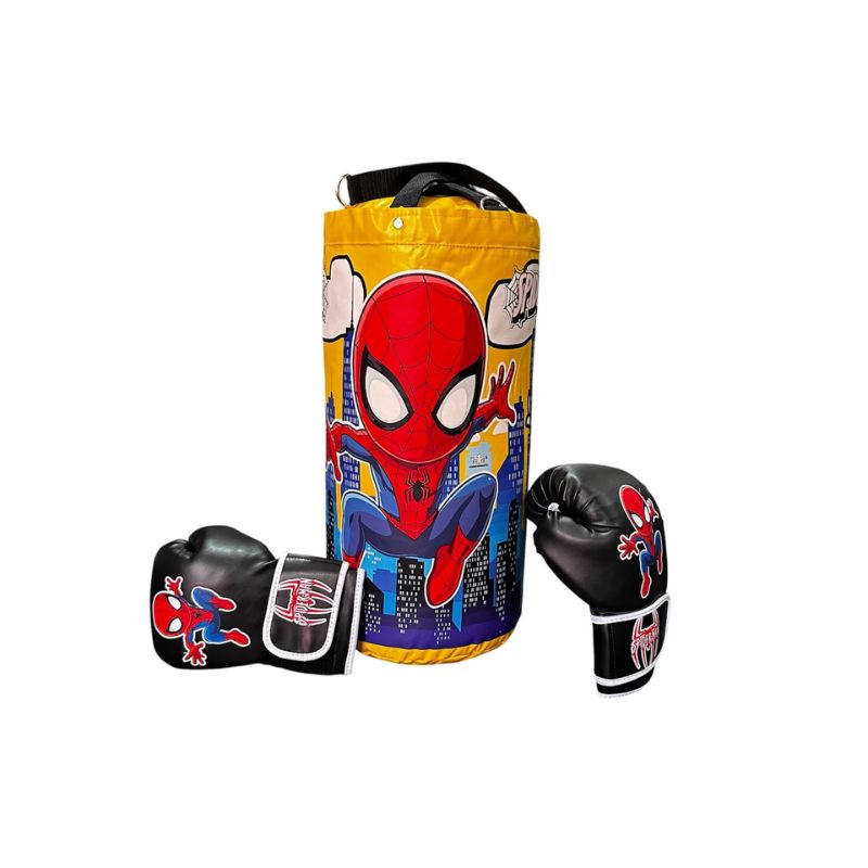 Kit Saco + Guantes de Boxeo Infantil Spiderman - Image 7