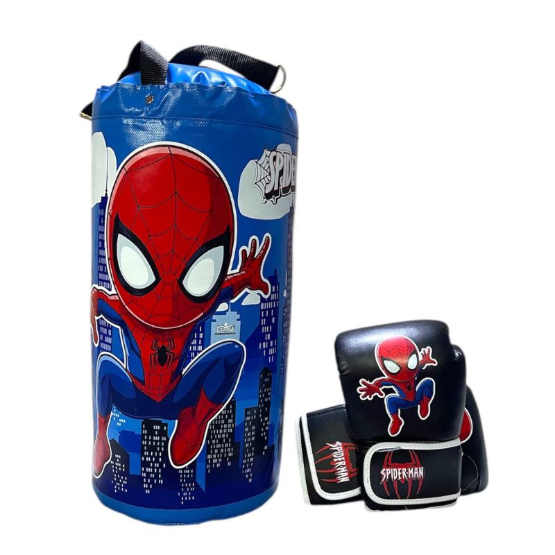 Kit Saco + Guantes de Boxeo Infantil Spiderman - Image 8