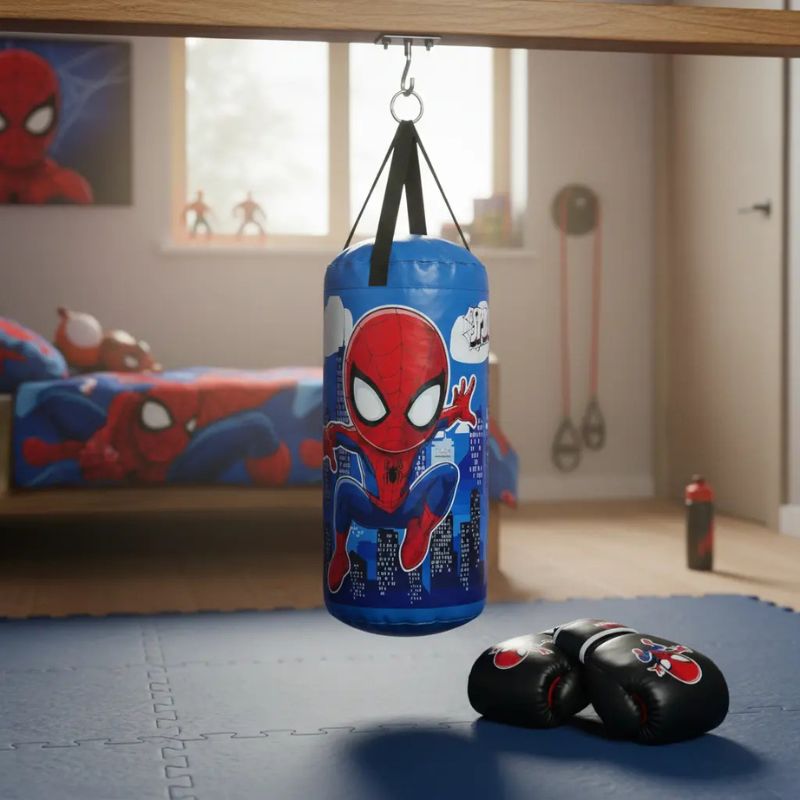 Kit Saco + Guantes de Boxeo Infantil Spiderman - Image 9
