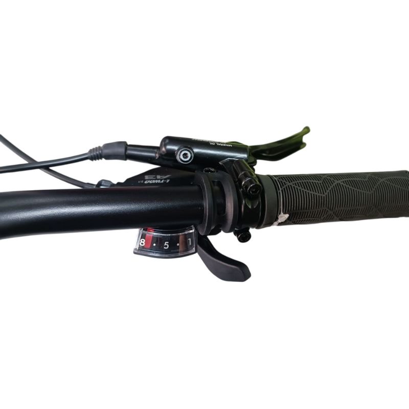Bicicleta Profit Freak Rin 27,5 8 Velocidades Aluminio Stunt Verde Oliva - Image 9