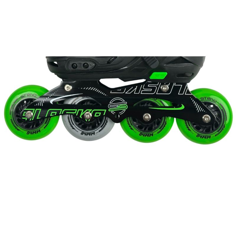 Patines Semiprofesionales Profit Alaska F1 Negro Verde - Image 5