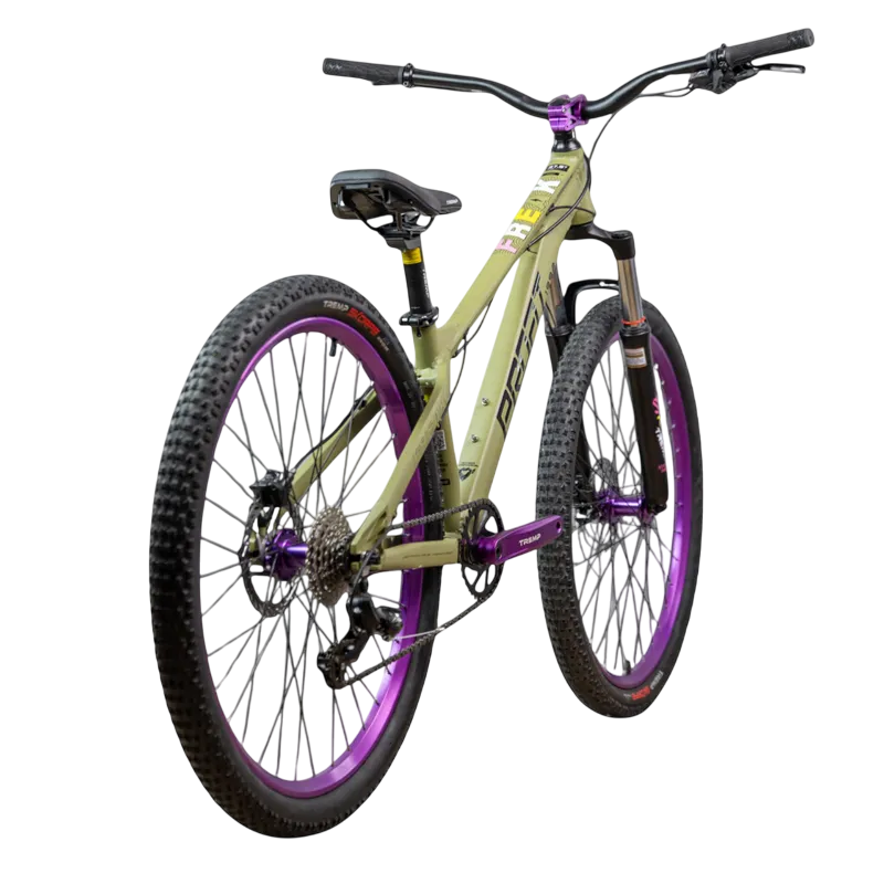 Bicicleta Profit Freak Rin 27,5 8 Velocidades Aluminio Stunt Verde Oliva - Image 4