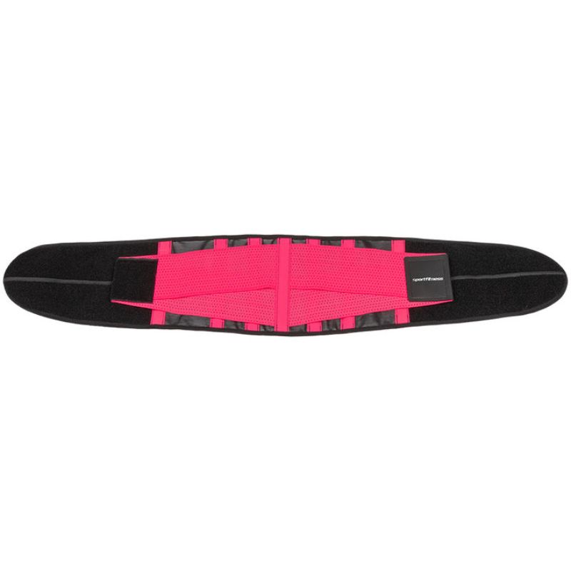 Cinturón Abdominal Doble Ajuste Negro Fucsia - Image 3