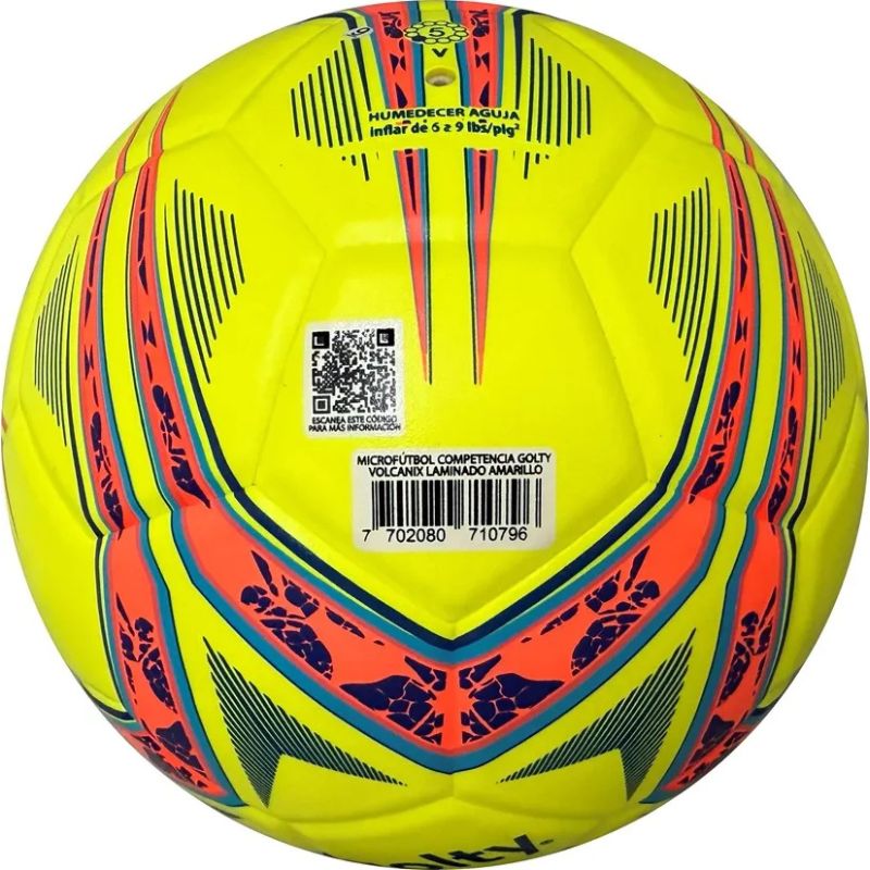 Balón De Microfútbol Golty Volcanix Competencia Laminado - Image 4