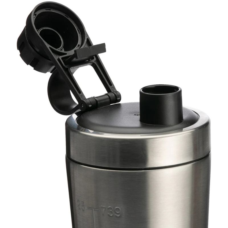 Termo Shaker Metalico Con mezclador Sportfitness - Image 2
