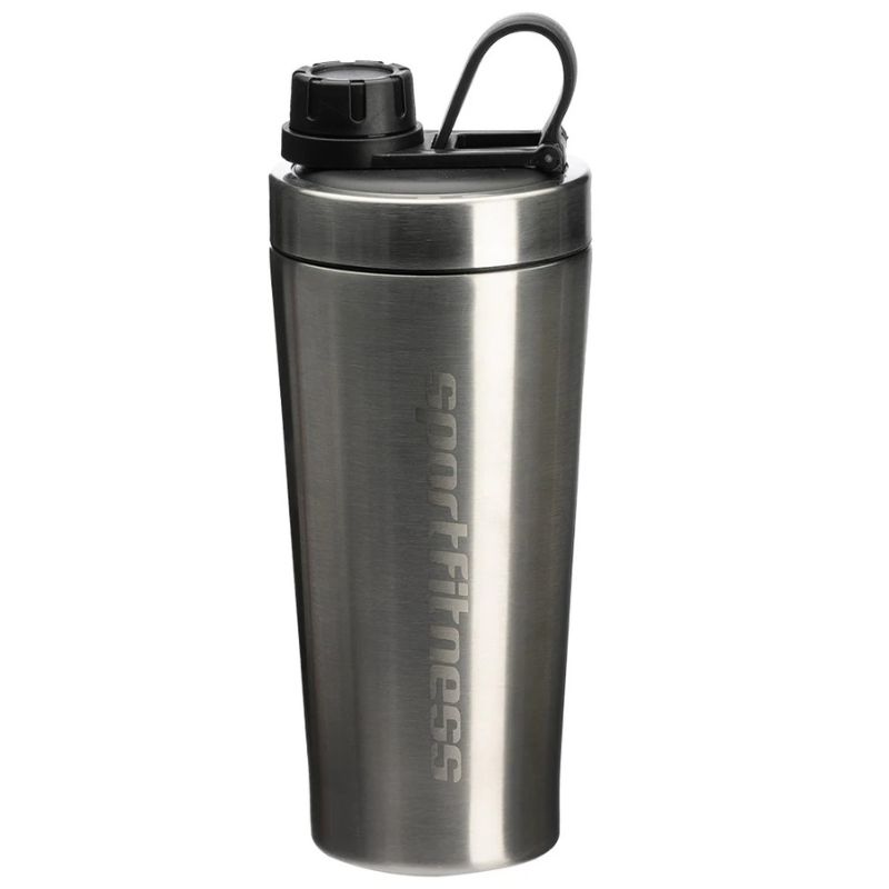 Termo Shaker Metalico Con mezclador Sportfitness