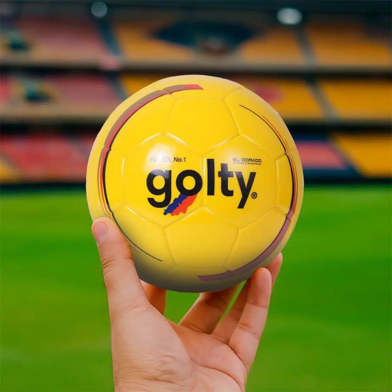 Balon de Fútbol Golty Coleccionable No. 1 Dorado Airless - Image 2