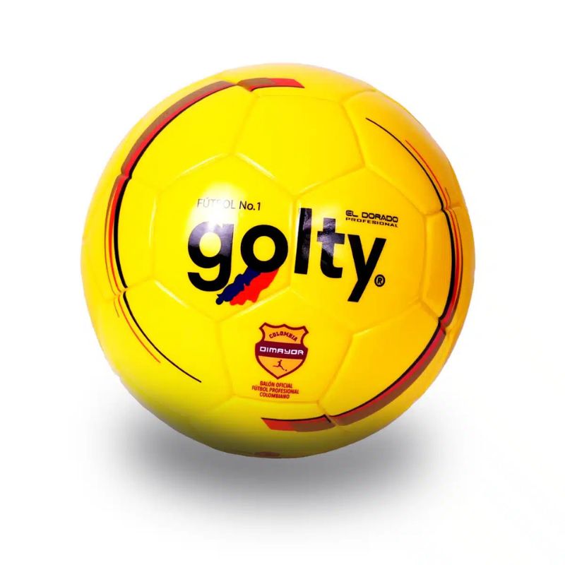 Balon de Fútbol Golty Coleccionable No. 1 Dorado Airless - Image 3