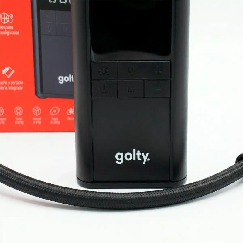 Inflador Eléctrico Multiprósito Golty Automático - Image 4