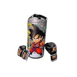 Kit Saco + Guantes de Boxeo Infantil Dragon Ball