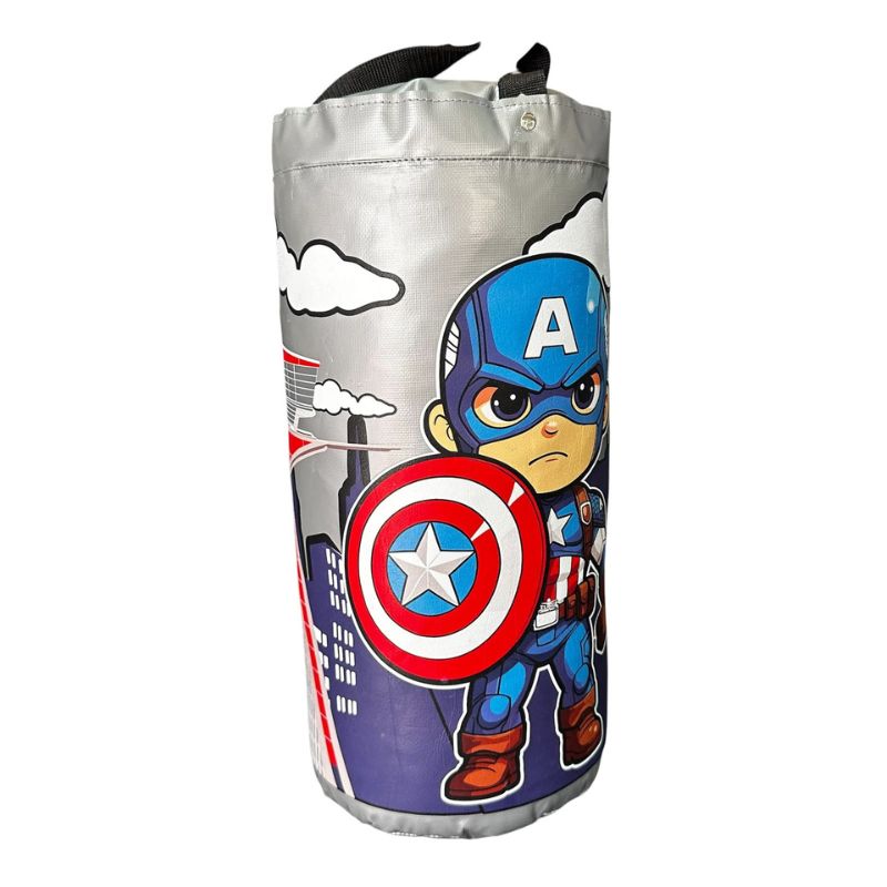 Kit Saco + Guantes de Boxeo Infantil Capitan America - Image 4